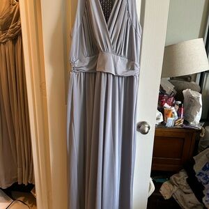 Oh Light Gray Long Sleeve Dress